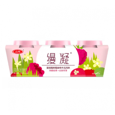 三元缦凝百香果芒果 130g*3*6碗 整箱装图4