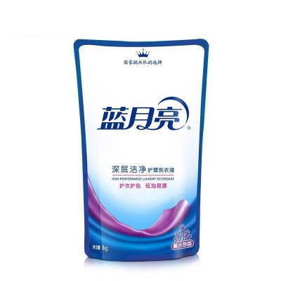 蓝月亮深层洁净护理洗衣液袋装1kg*6薰衣草香图3
