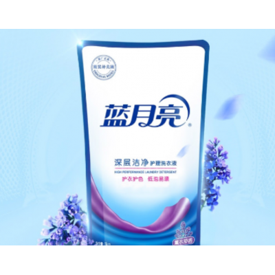 蓝月亮深层洁净护理洗衣液袋装1kg*6薰衣草香图5