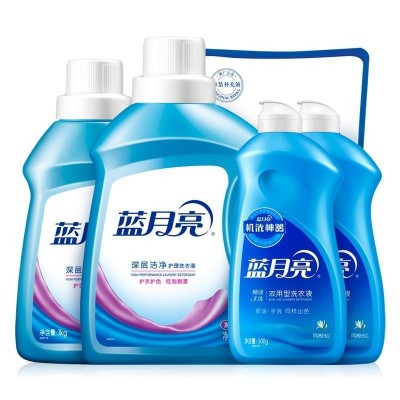 蓝月亮洁净洗衣液薰衣草4kg+手洗洗衣液500g*2图2