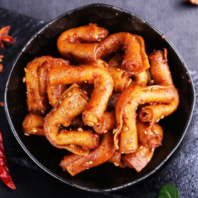 牛小苗_香辣豆卷 500g 整袋装图3