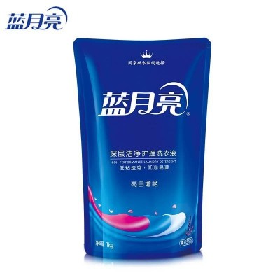 蓝月亮亮白增艳洗衣液2kg*1+补充装1kg*6薰衣草香图4