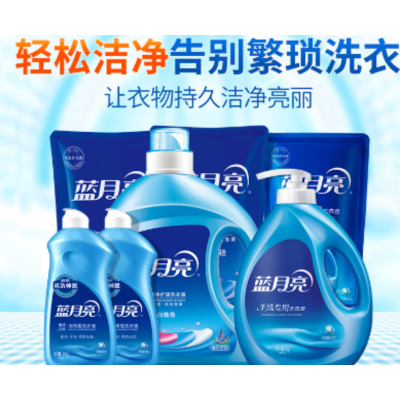 蓝月亮亮白增艳洗衣液2kg*1+补充装1kg*6薰衣草香图5
