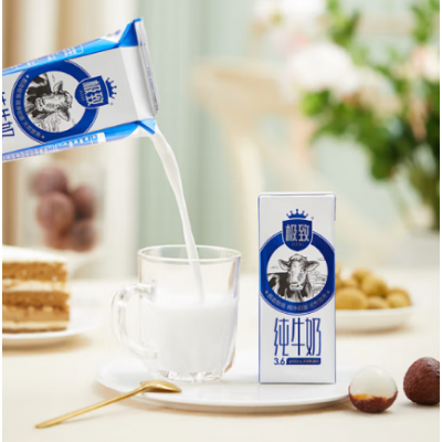 三元极致高品质全脂纯牛奶 250ml*12盒 整箱装图4