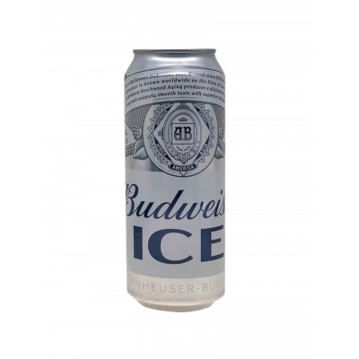 百威冰啤酒500ml*18罐整箱装易拉罐装聚会清爽爽口图2