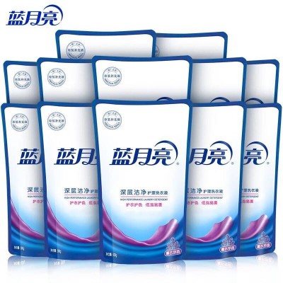 蓝月亮深层洁净洗衣液自然香型500g* 12袋整箱装图2