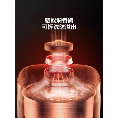 美的电饭煲家用智能预约4L大容量多功能柴火饭蛋糕煮饭锅官方正品图3