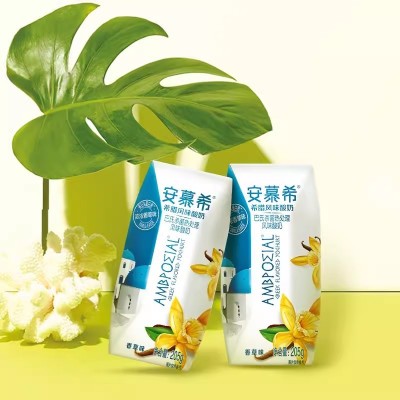 伊利安慕希香草味酸牛奶 205g*12盒 整箱装图3
