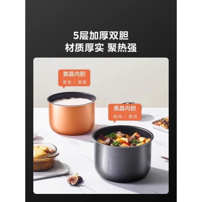美的电压力锅家用6L升双胆智能高压饭煲2正品3-4-5-8人Simple101图4