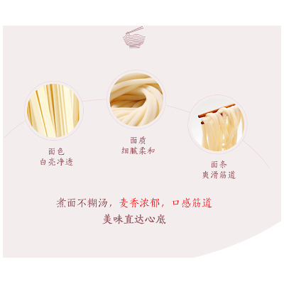 益海嘉里金龙鱼细圆挂面618g/袋图5
