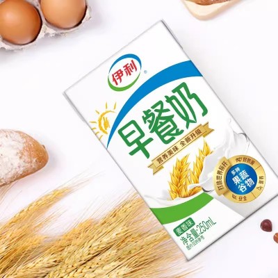 伊利早餐奶麦香味 250ml*16盒 整箱装图5