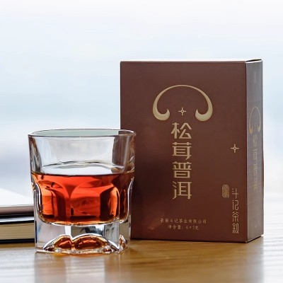 云南斗记松茸普洱调味茶普洱熟茶陈年普洱茶糯香熟普袋泡茶叶30g图2