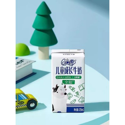伊利QQ星儿童成长牛奶 125ml*20盒 整箱装(十件起订)图5