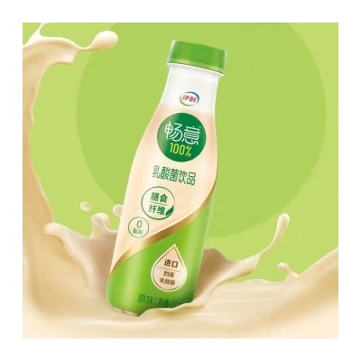 伊利 畅意100%0脂肪乳酸菌饮品320ml*12瓶/箱 原味学生饮品图4