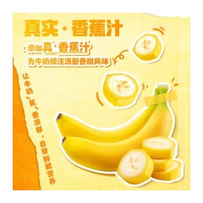 伊利味可滋香蕉牛奶 240ml*12盒 整箱装图2