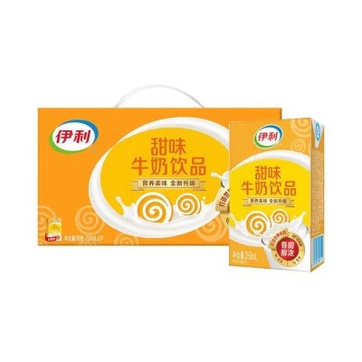 伊利甜牛奶甜味牛奶饮品 250ml*24盒 整箱装图5