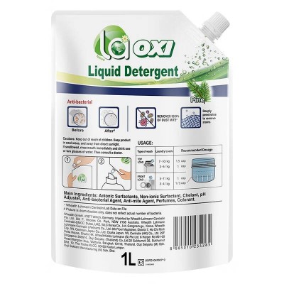 威露士(Walch) La有氧洗洗衣液松木袋装1L除菌除螨手洗机洗图5