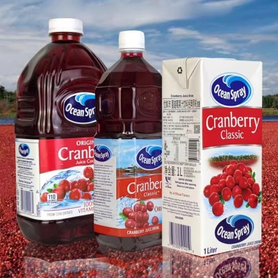 Ocean Spray优鲜沛蔓越莓果汁1.5L*8瓶整箱 美国进口蔓越莓汁调酒图2