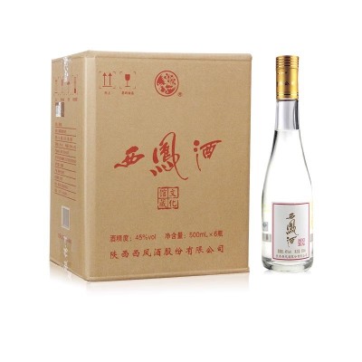 西凤酒45度文化馆藏自饮品鉴绵柔凤香型酒水白酒整箱500ml*6瓶图4