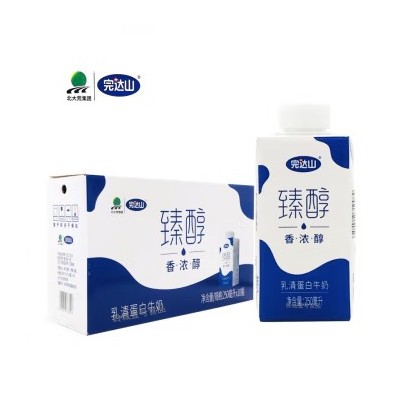 完达山随享瓶乳清蛋白牛奶臻醇牛奶 250ml*10瓶 整箱装图4