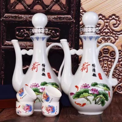山西一壶老酒杏花纯粮53度500ml*2瓶清香型高粱原浆礼盒装白酒整箱图4