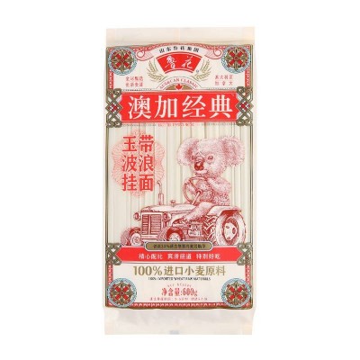 鲁花经典考拉玉带波浪挂面600g/袋图2