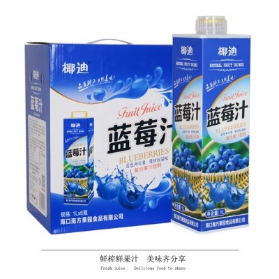 正宗海南泰式生榨椰子汁饮料1L*6瓶鲜榨大瓶椰奶椰果汁饮品整箱批发特价图3