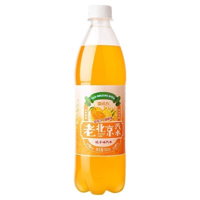 新日期老北京橙味汽水600ml*24瓶童年儿时经典碳酸饮料整箱包邮图5