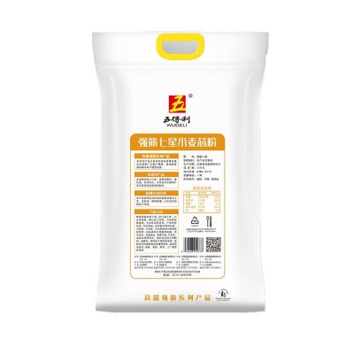 五得利强筋七星小麦芯粉面粉5kg/袋图2