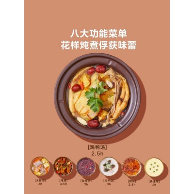 美的电炖锅陶瓷煲汤家用煮粥神器燕窝辅食机婴儿宝宝料理机图3