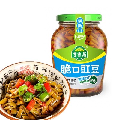 吉香居脆口虹豆330g+20g/袋 微辣 爽脆 下饭菜图3