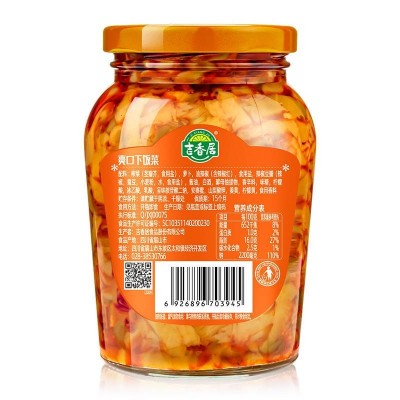 吉香居爽口下饭菜338g/罐爽口下饭菜图2
