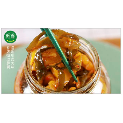 吉香居香辣三丝瓶330g+20g/罐 开味爽口下饭菜图5