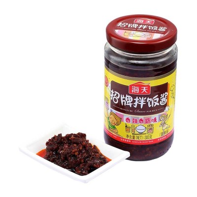 海天招牌拌饭酱香辣香菇味300g/瓶图2