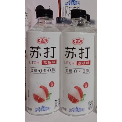 中沃苏打水500ml*5瓶整箱苹果柠檬味白桃味风味饮料0糖0卡0脂特价图3