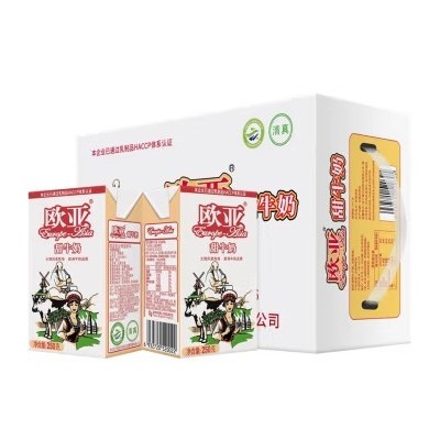 欧亚（Europe-Asia） 甜牛奶 高原云南大理 250g*16盒 整箱装图2