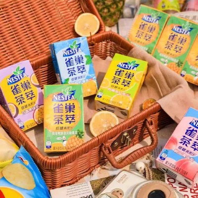 超值新日期 雀巢茶萃凤梨鸭屎香风味饮料250ml*6盒低糖果味果汁茶图4