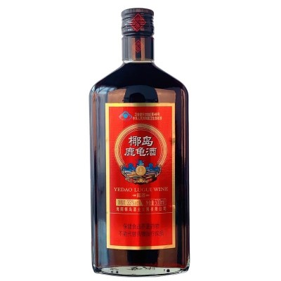 椰岛鹿龟酒500ml33度海南特产养生补酒男女士成人父母长辈敬老酒图5