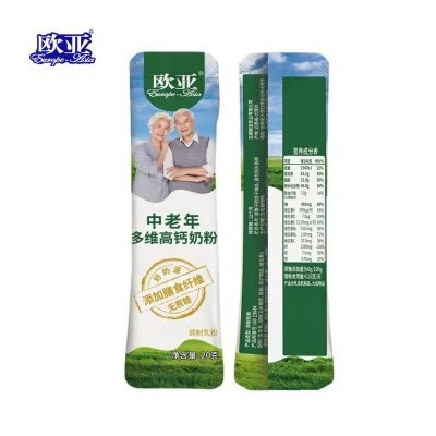 欧亚 中老年奶粉多种维生素无蔗糖高钙添加膳食纤维 320g*1包 整袋装图4
