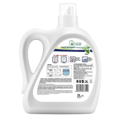 威露士抗菌有氧洗衣液2L除菌率99.9%除螨去污留香原味洗衣液图4