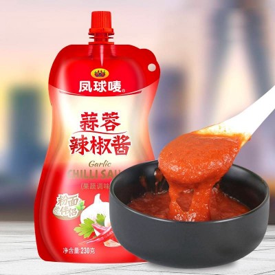 凤球啧蒜蓉辣椒酱230g/袋图2