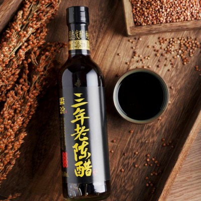 梁汾三年老陈醋450ml/瓶图6