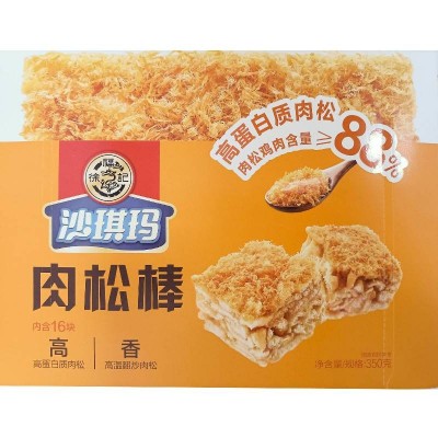 徐福记沙琪玛肉松棒 350g*6块 整箱装图2