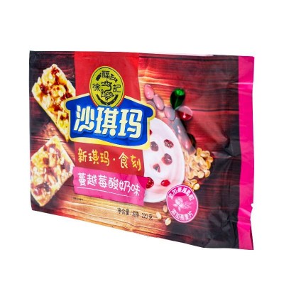 徐福记沙琪玛蔓越莓酸奶味 220g*12盒 整箱装图2