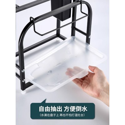 不锈钢刀架厨房用品筷子一体砧板菜板菜刀刀具多功能置物架收纳架图5