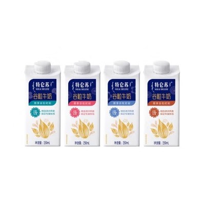 蒙牛 特仑苏谷粒燕麦牛奶 全脂调制乳康美笑脸包 250ml*10盒 整箱装(十件起订)图4