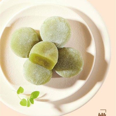 宜莲居爆浆麻薯 抹茶味 118g*6袋 整箱装图4