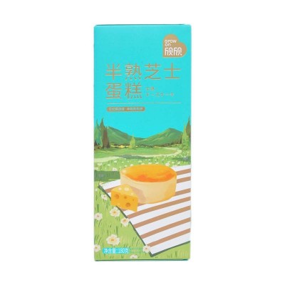 欣欣 半熟芝士蛋糕 180g*6盒 整箱装图3
