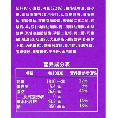 康师傅妙芙蛋糕香芋牛奶味 192g*6/箱图4