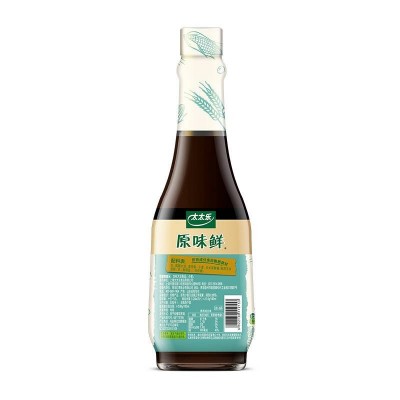 太太乐原味鲜减盐生抽450ml/瓶炒菜提鲜图5